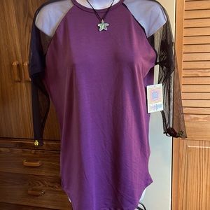 Lularoe randy baseball style t shirt